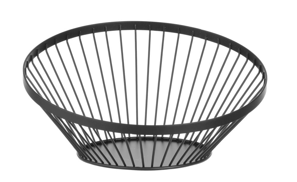 Fruit basket slanted black