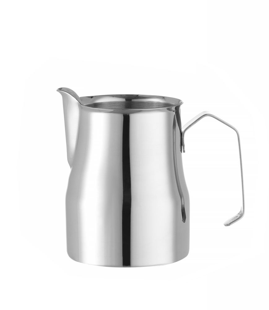 Melkkan met V-vormige schenktuit