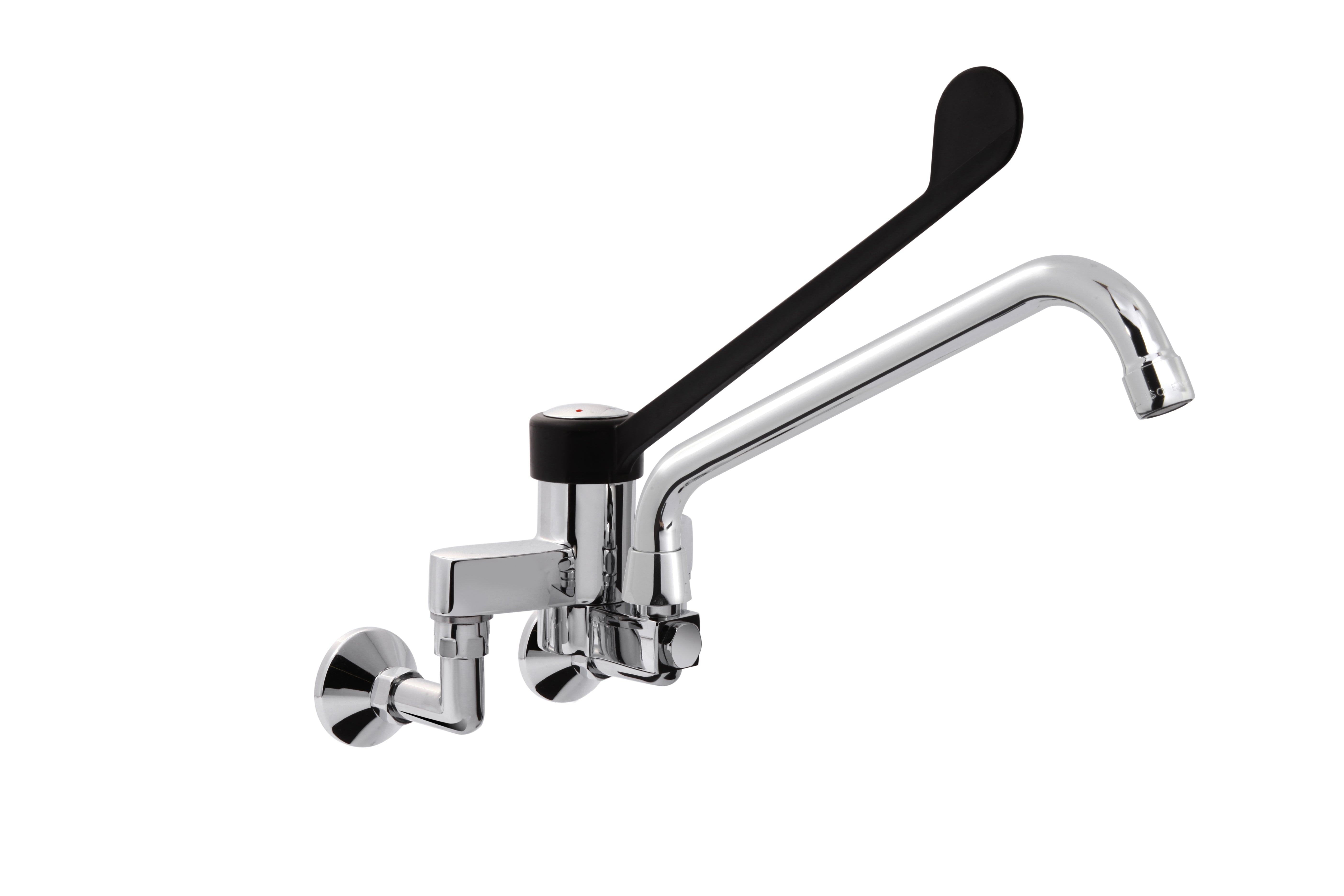 SARO 2-gats wandgemonteerde kraan met zwenkhevel EDDA