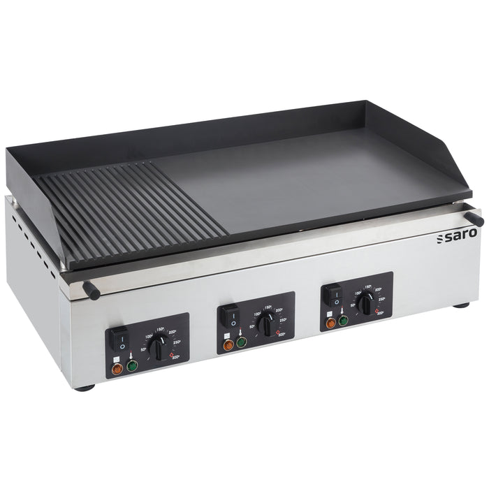 SARO Electrische grillplaat (gegroefd+glad) Model GPK 810