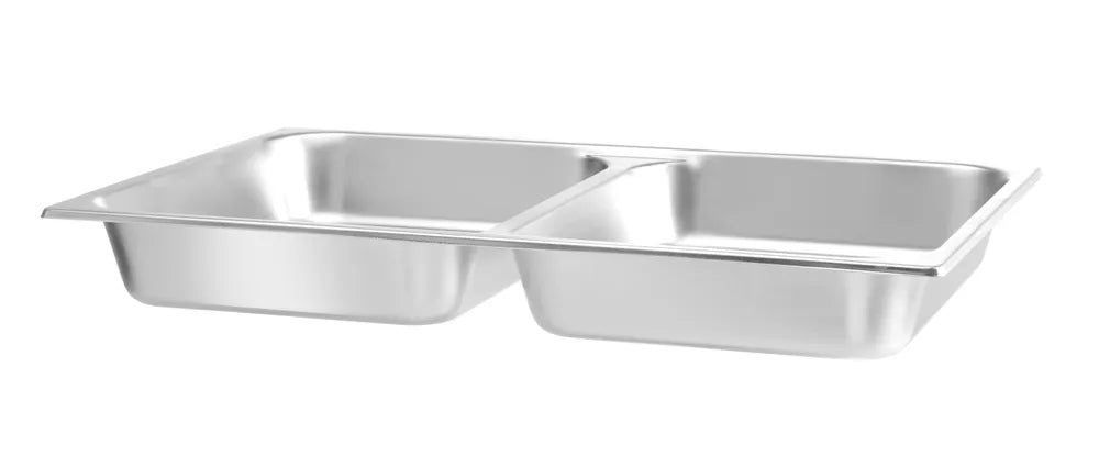 Voedselpan GN 1/1 met 2 compartimenten