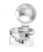 Chafing dish rond satin finish