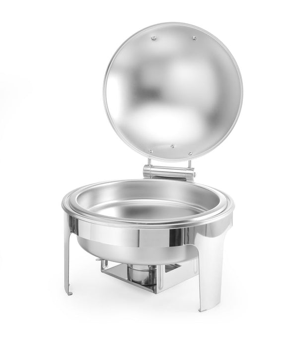 Chafing dish round satin finish