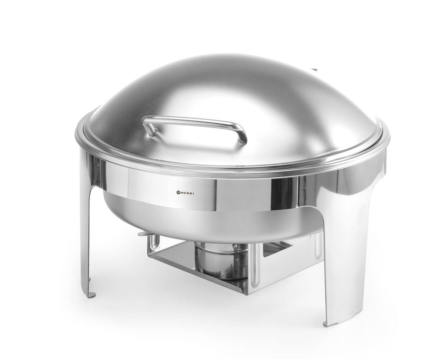 Chafing dish round satin finish