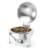 Chafing dish rond satin finish
