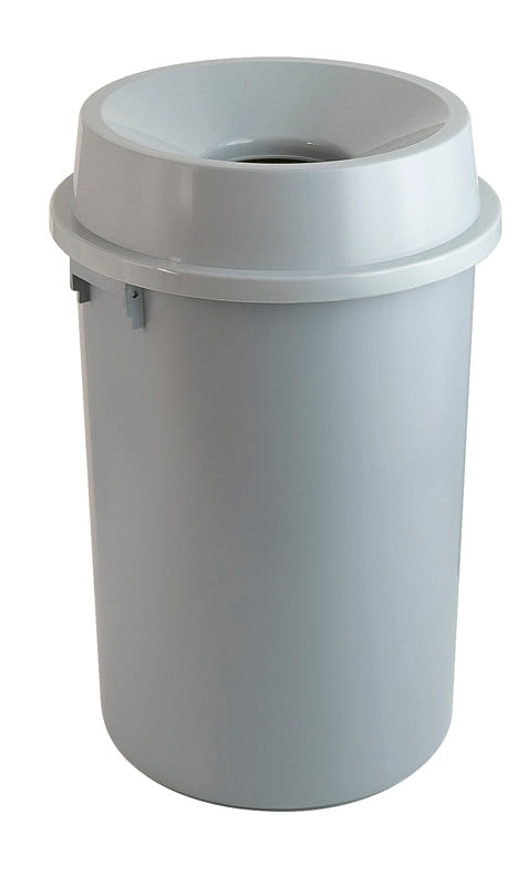 V-Part kunststof afvalbak met open top 60 liter grijs