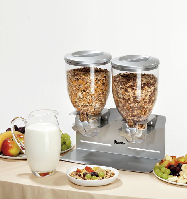 Breakfast cereal dispenser, double