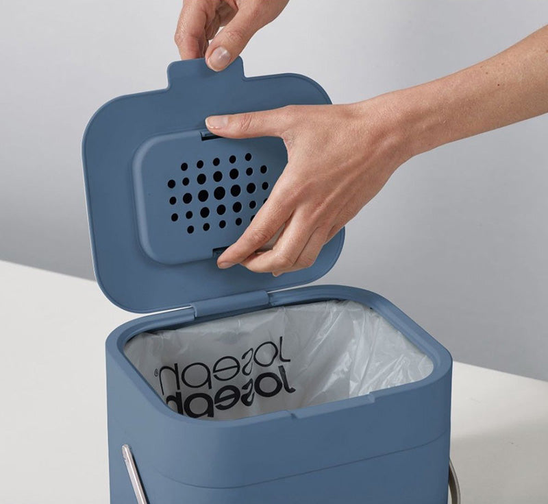 Joseph Joseph Intelligent Waste Stack 4 liter blauw