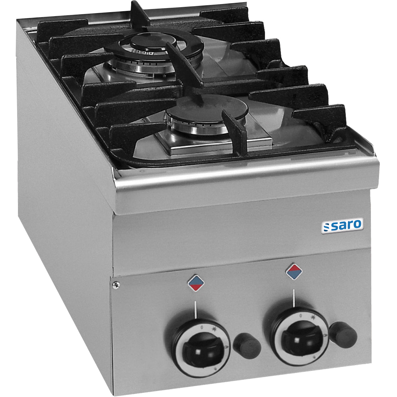 SARO gaskookplaat, 2 branders, 600 Line tafelmodel G2S6