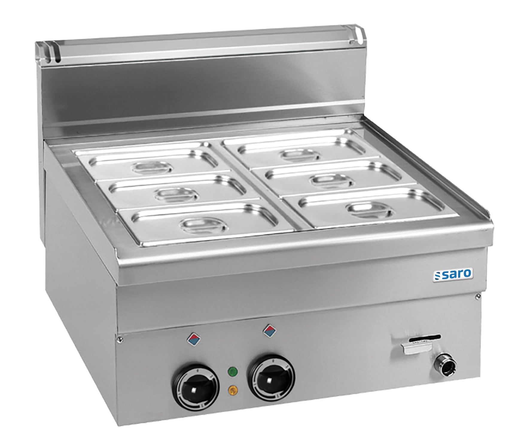 SARO Elektrische Bain-Marie 600 x 600 Model EBM66
