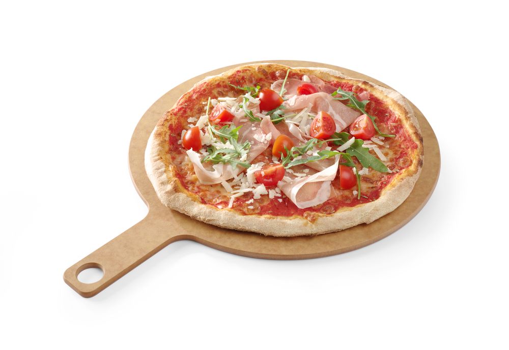 Pizza board with handle