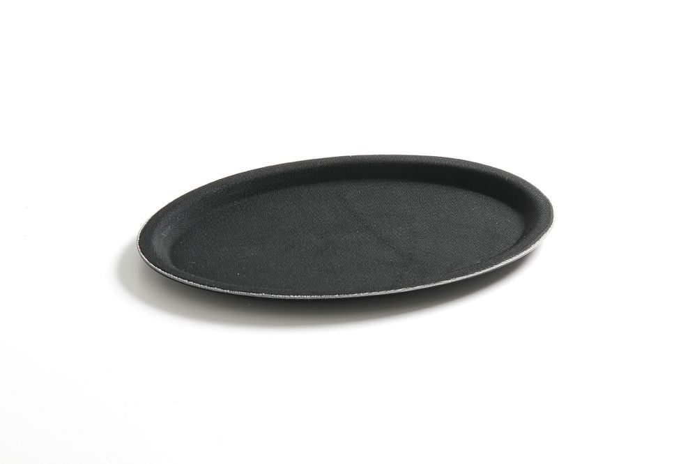 Non-slip tray, oval