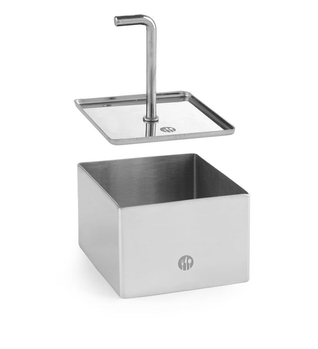 Food ring and pusher square