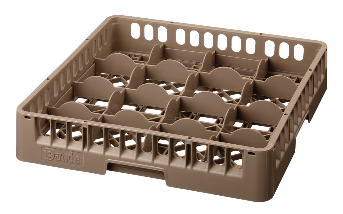 Glass basket, 16 compartments