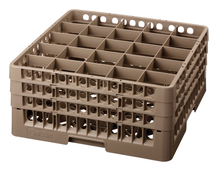 Glass basket, 25 compartments
