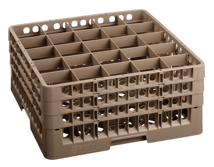 Glass basket, 25 compartments