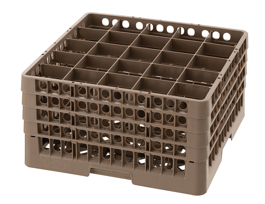 Glass basket, 25 compartments
