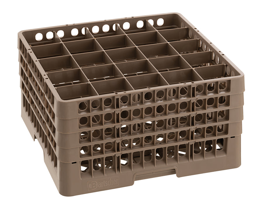 Glass basket, 25 compartments