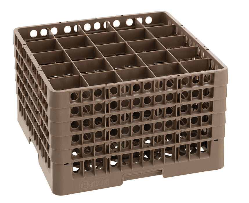 Glass basket, 25 compartments