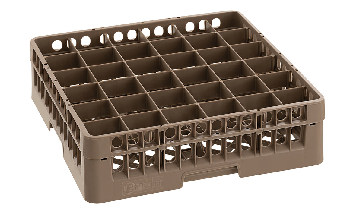 Glass basket, 36 compartments