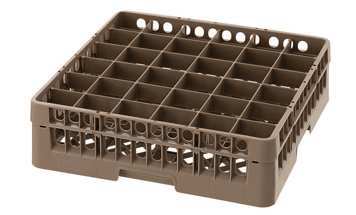 Glass basket, 36 compartments