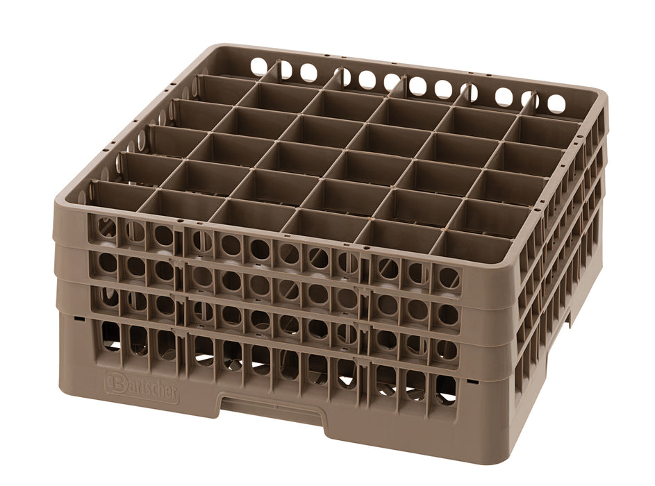 Glass basket, 36 compartments