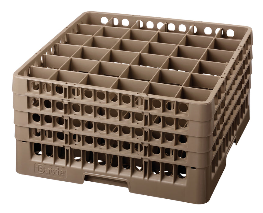 Glass basket, 36 compartments