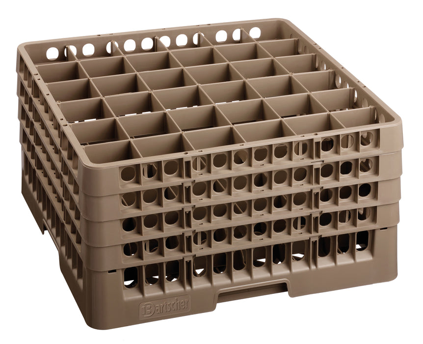 Glass basket, 36 compartments