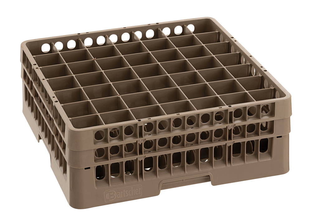 Glass basket, 49 compartments