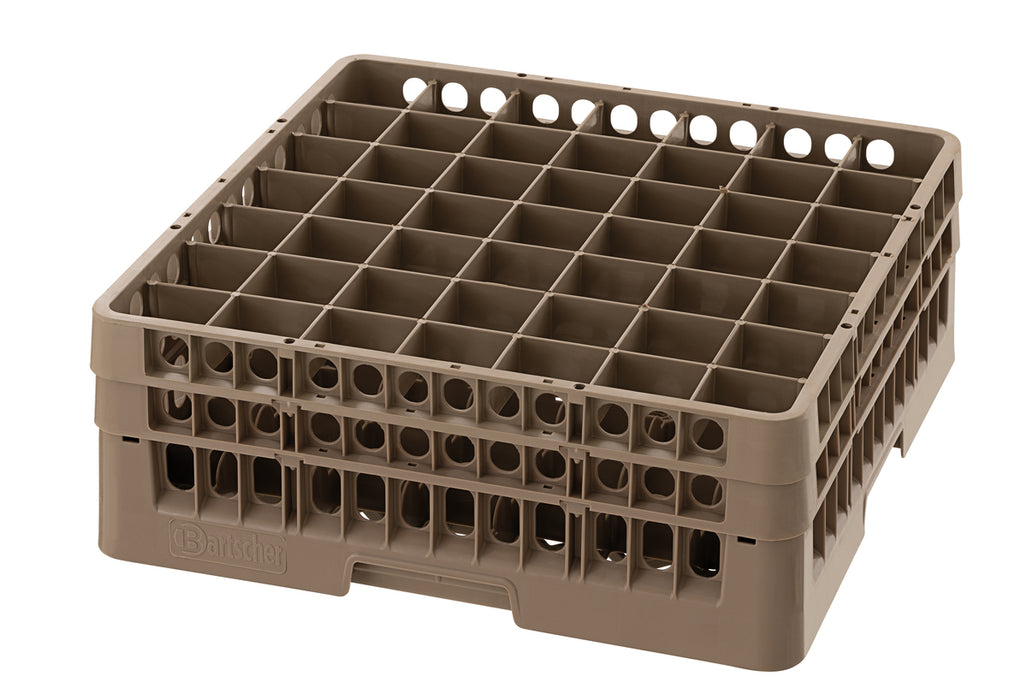 Glass basket, 49 compartments