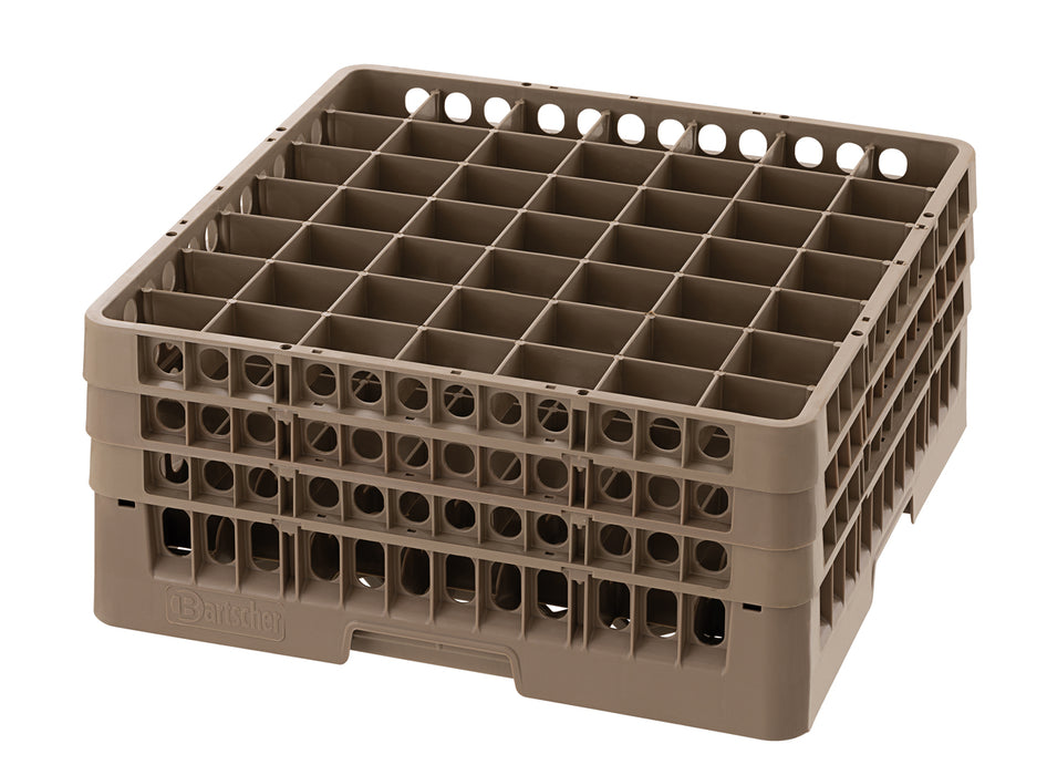 Glass basket, 49 compartments