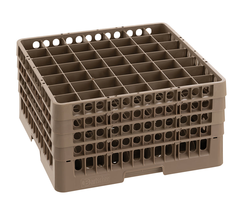 Glass basket, 49 compartments