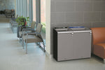 Rubbermaid Configure recyclingstation Landfill label EN 87 liter antraciet/zwart