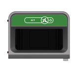 Rubbermaid Configure recyclingstation GFT label NL 125 liter antraciet/groen