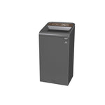 Rubbermaid Configure recyclingstation GFT label BE-NL 87 liter antraciet/bruin