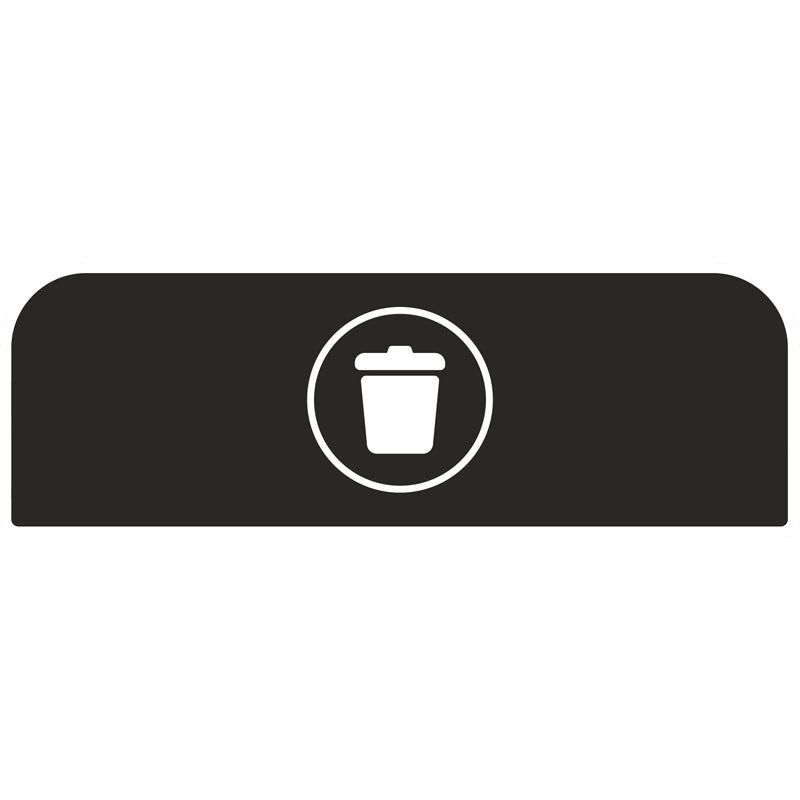 Rubbermaid Configure paneel Landfill EN voor 87 liter station zwart
