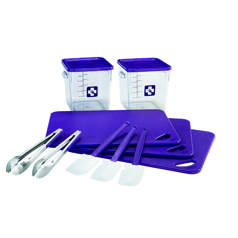 Rubbermaid kleurgecodeerde set voor voedselbereiding en -bewaring paars