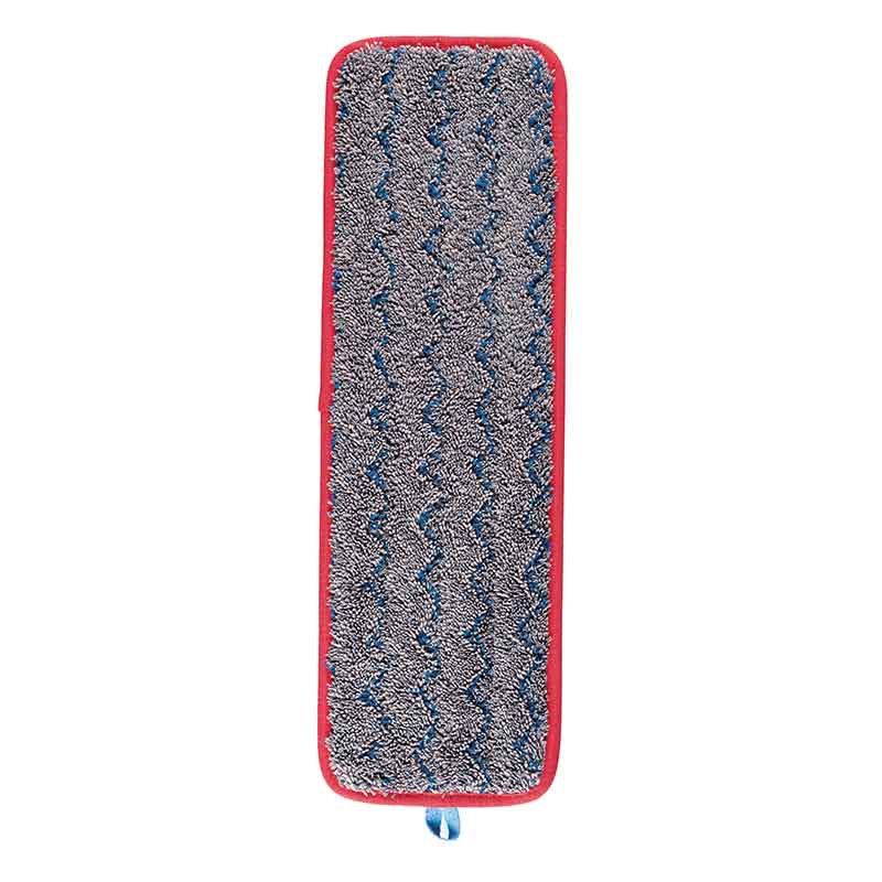 Rubbermaid Hygen microvezelmop 40 cm grijs/rood, per 10 stuks