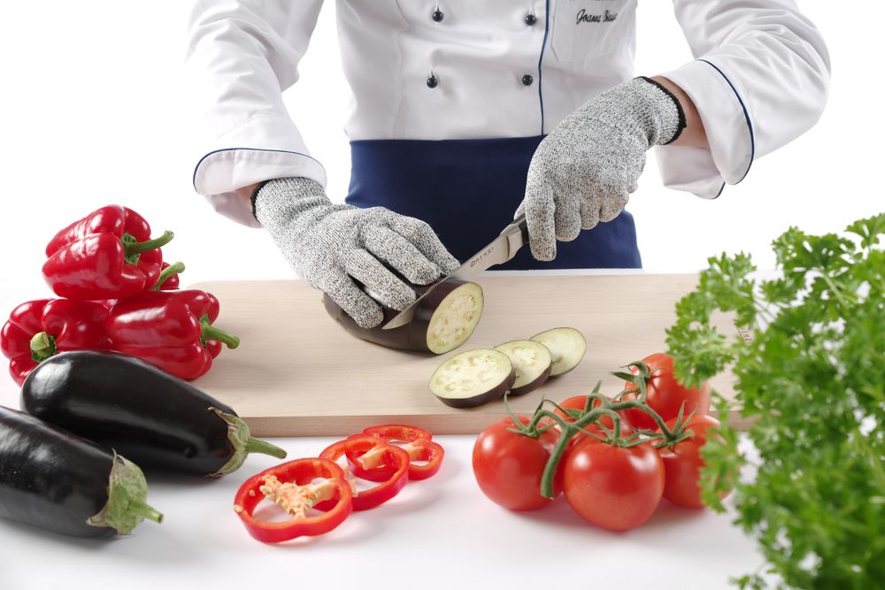 Cut resistant gloves, certified – set of 2.