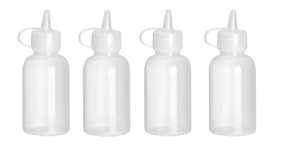 Mini sauce dispenser - set of 4 pieces.