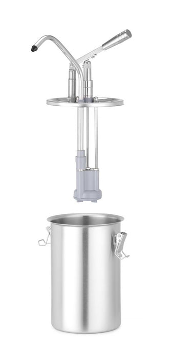 Stainless steel sauce pump