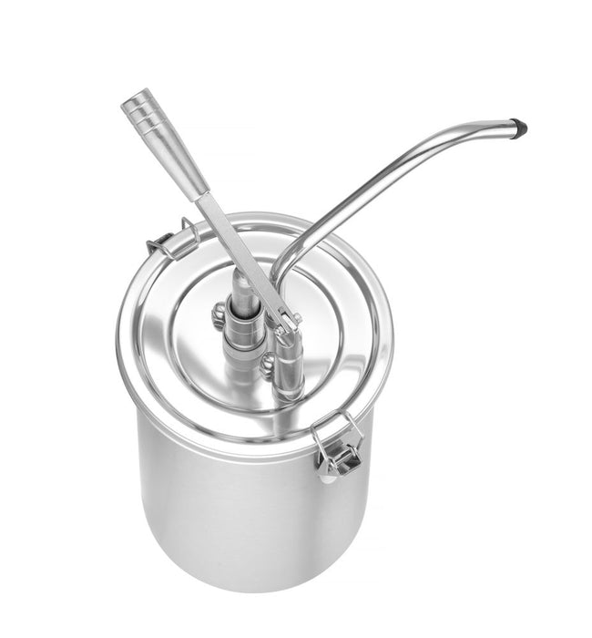 Stainless steel sauce pump