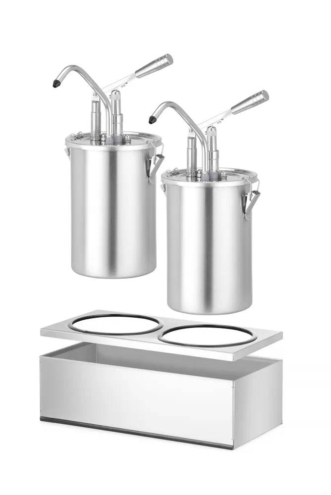 Sauspomp roestvast staal set 2 stuks