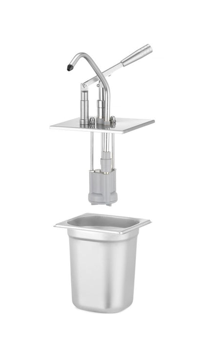 Lid with pump for GN containers