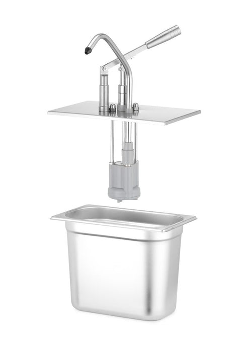 Lid with pump for GN containers