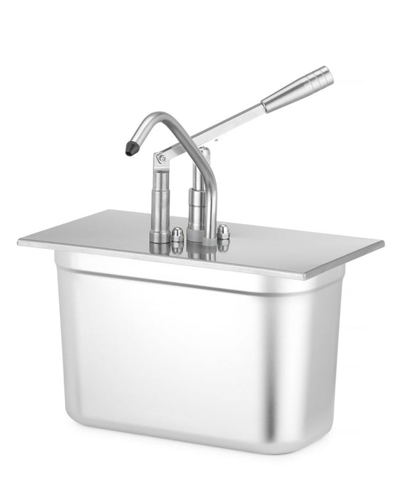 Lid with pump for GN containers