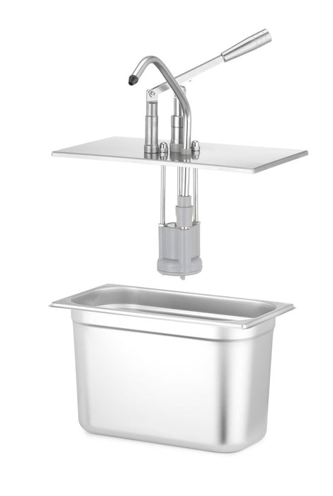 Lid with pump for GN containers