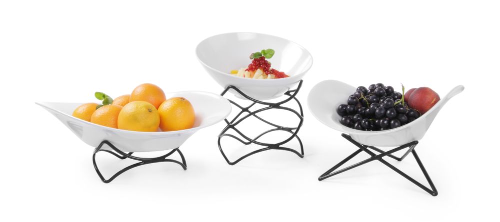 Anti-slip display stands round