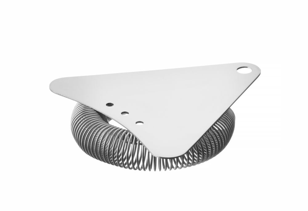 Triangular cocktail strainer