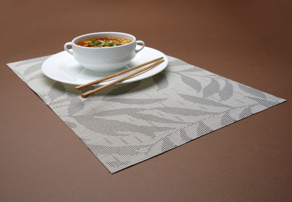 Placemat, bladeren – set